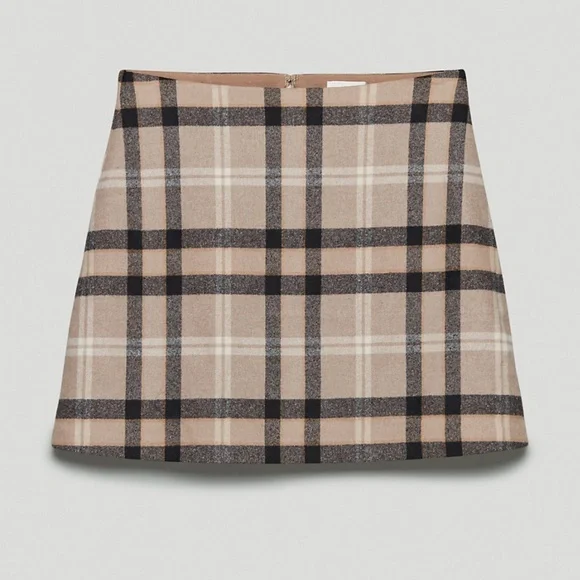 ARITZIA Wilfred Classic Wool A-line Mini Skirt - Picture 5 of 8